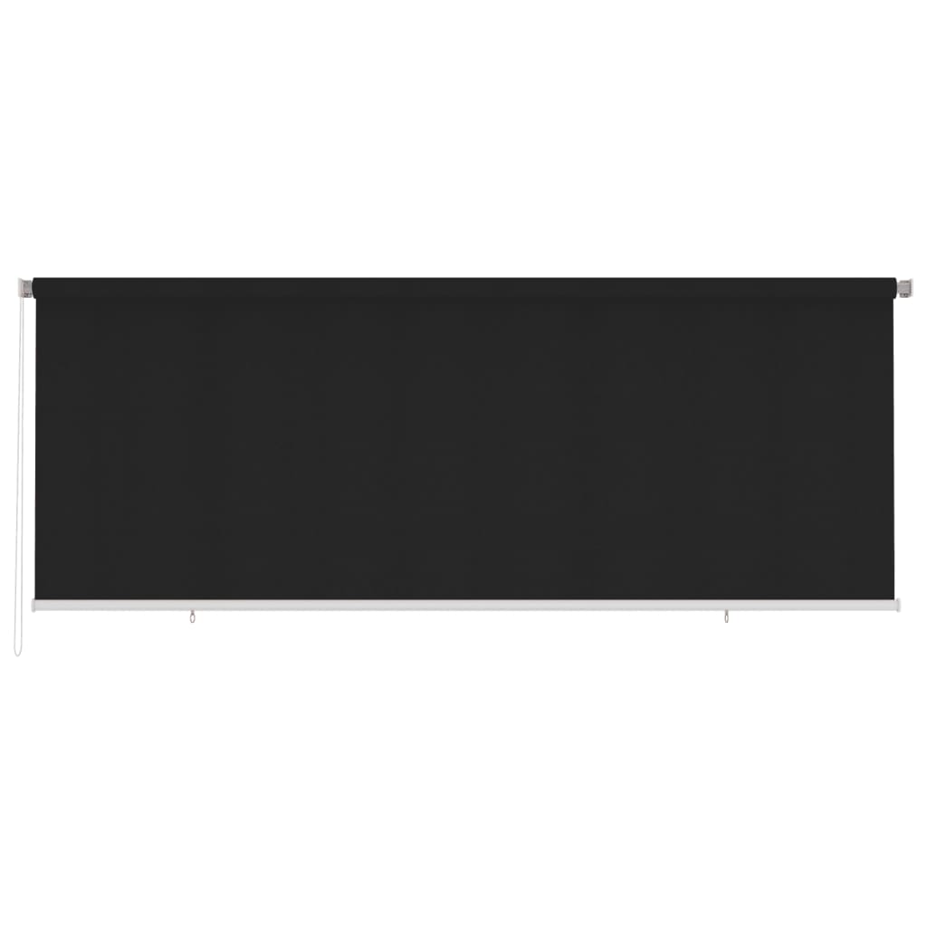 Berkfield Outdoor Roller Blind 400x140 cm Black HDPE