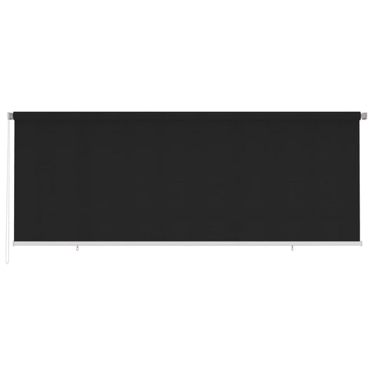 Berkfield Outdoor Roller Blind 400x140 cm Black HDPE