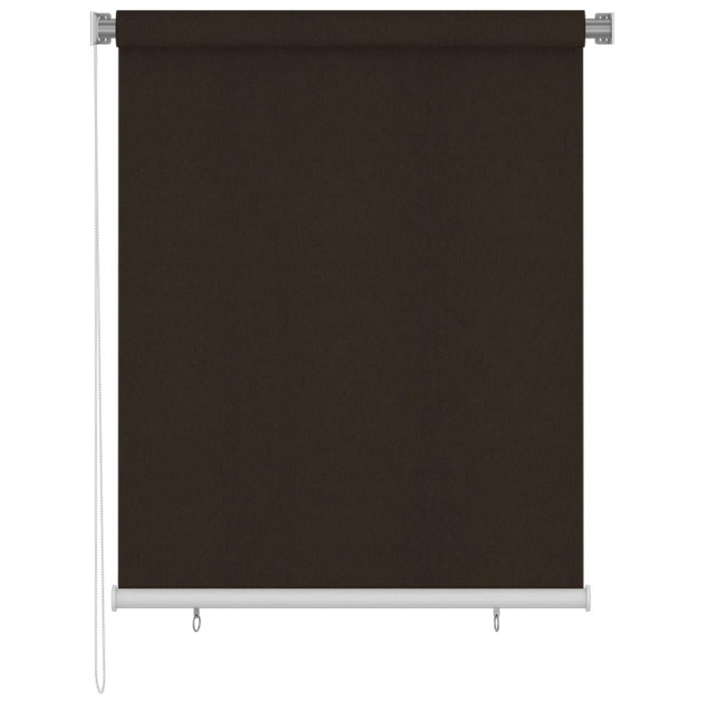 Berkfield Outdoor Roller Blind 120x140 cm Brown
