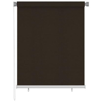 Berkfield Outdoor Roller Blind 120x140 cm Brown