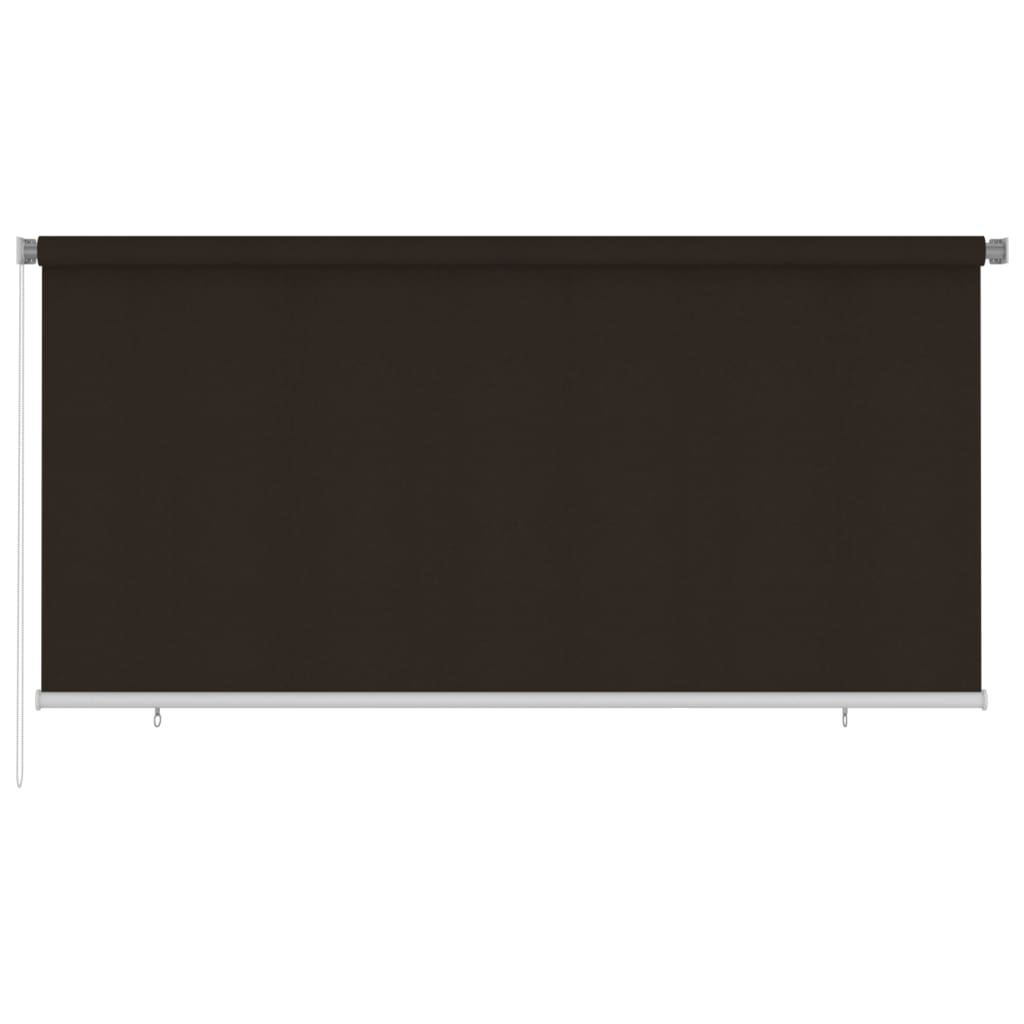 Berkfield Outdoor Roller Blind 300x140 cm Brown HDPE