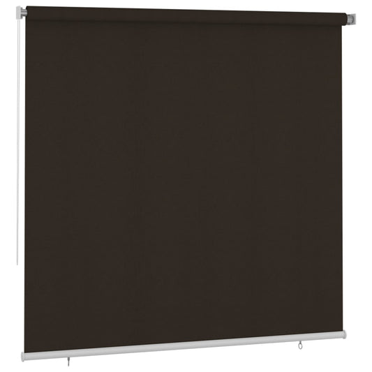 Berkfield Outdoor Roller Blind 240x230 cm Brown