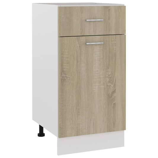 Berkfield Drawer Bottom Cabinet Sonoma Oak 40x46x81.5 cm Engineered Wood