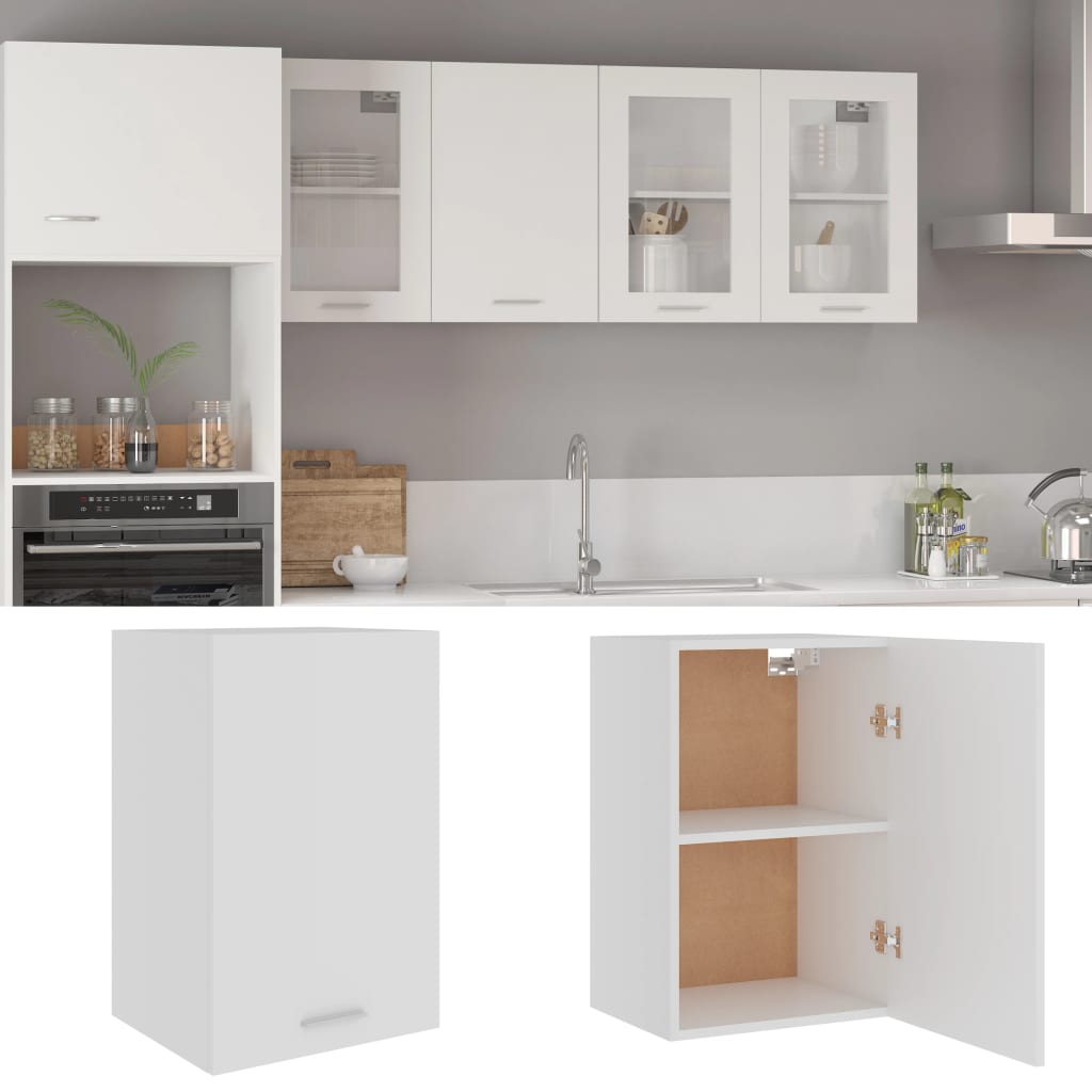 Berkfield Hanging Cabinet White 39.5x31x60 cm Engineered Wood