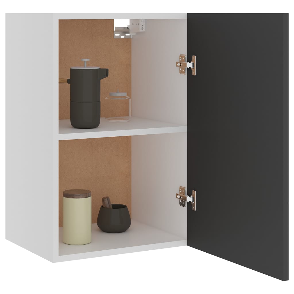 Berkfield Hanging Cabinet Grey 39.5x31x60 cm Engineered Wood
