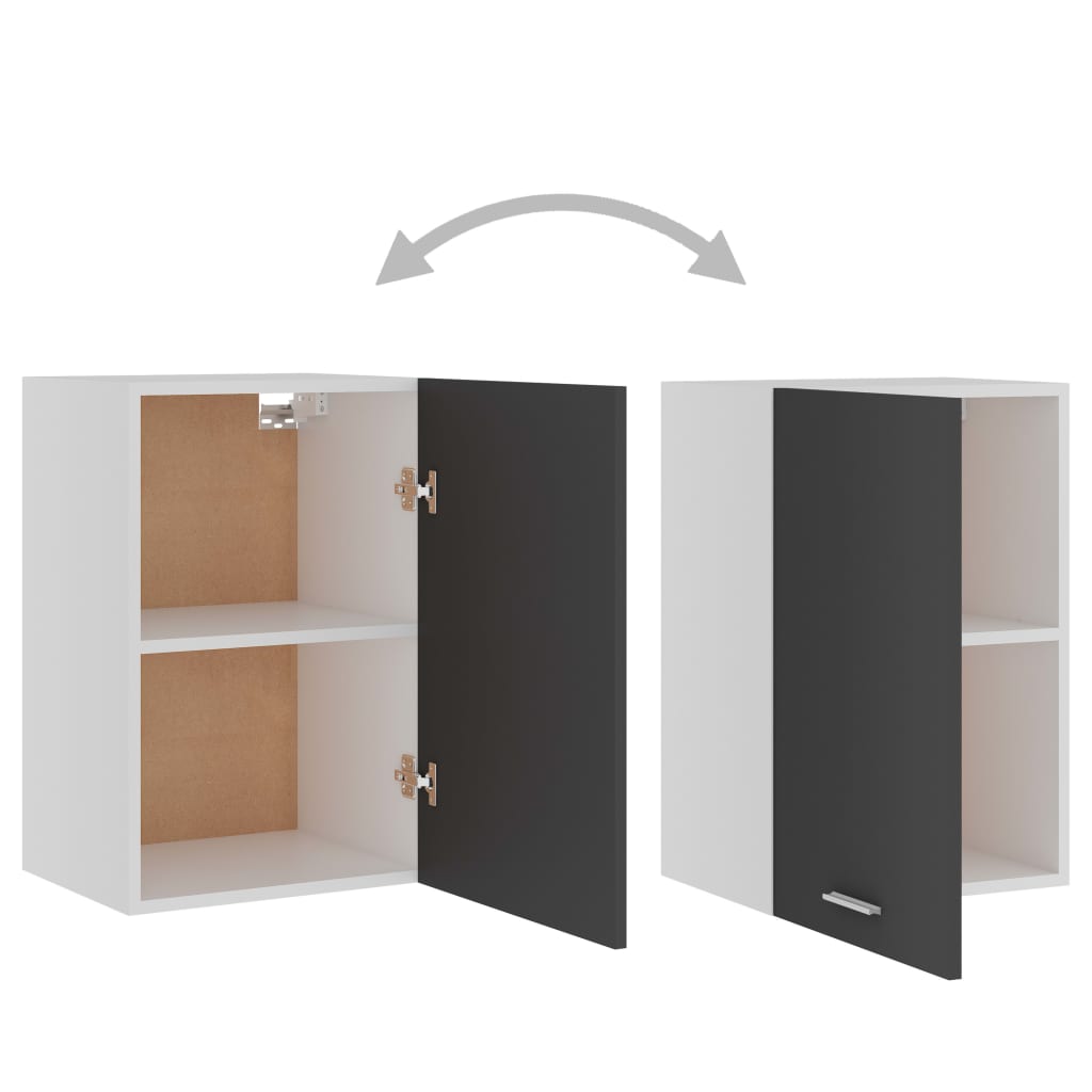 Berkfield Hanging Cabinet Grey 39.5x31x60 cm Engineered Wood