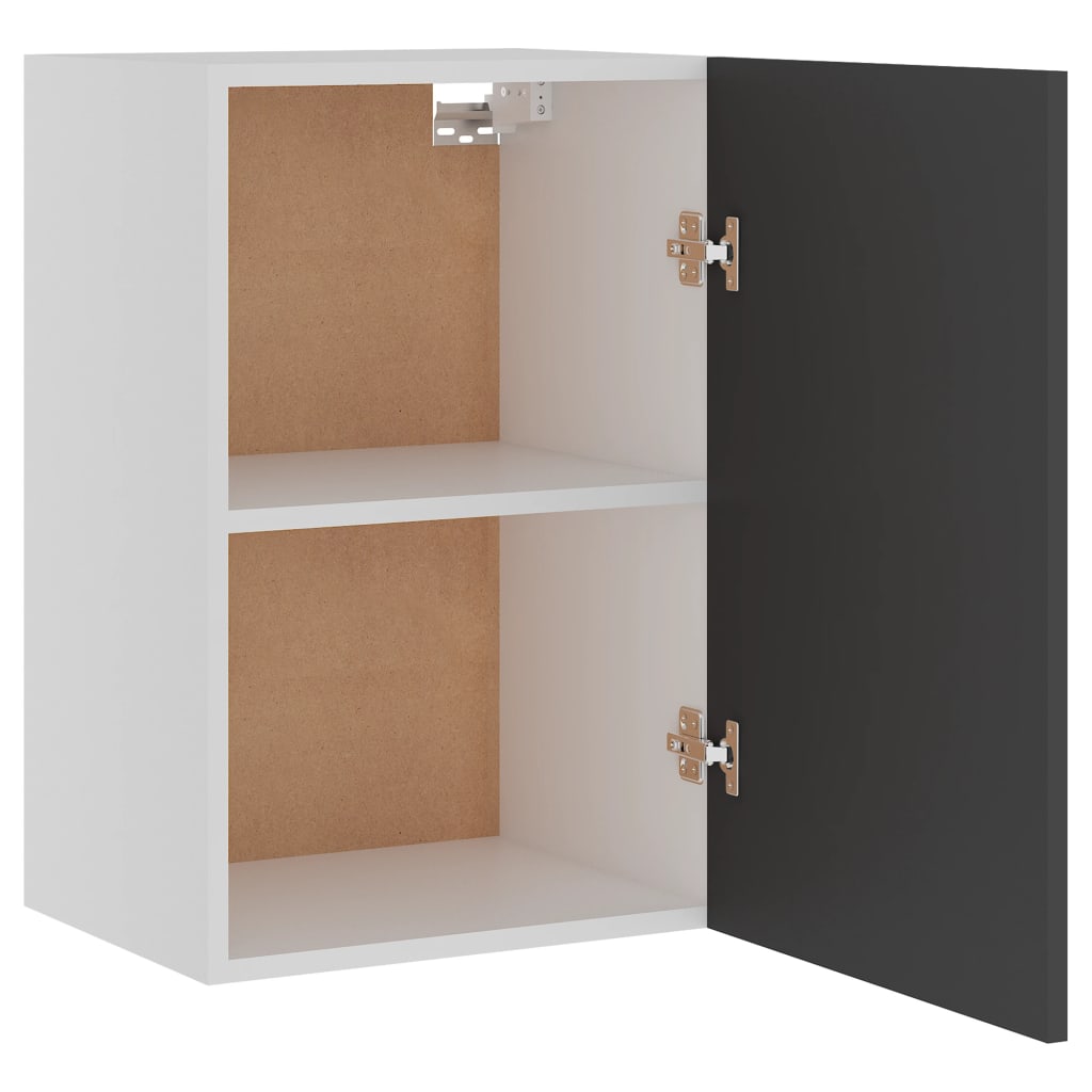 Berkfield Hanging Cabinet Grey 39.5x31x60 cm Engineered Wood