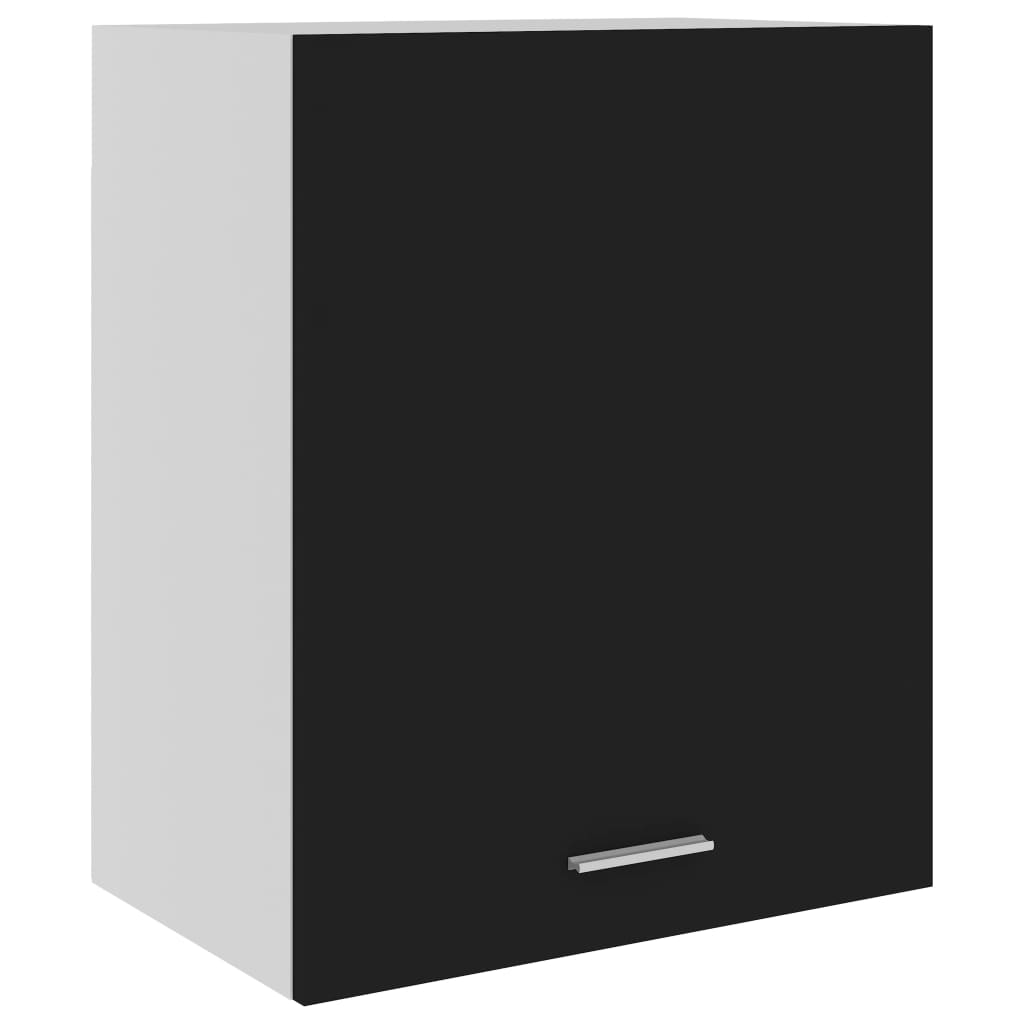 Berkfield Hanging Cabinet Black 50x31x60 cm Engineered Wood