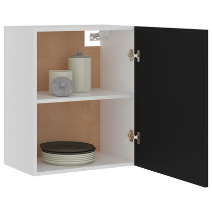 Berkfield Hanging Cabinet Black 50x31x60 cm Engineered Wood