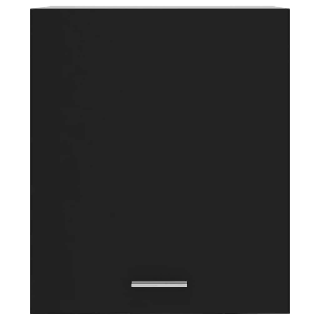 Berkfield Hanging Cabinet Black 50x31x60 cm Engineered Wood