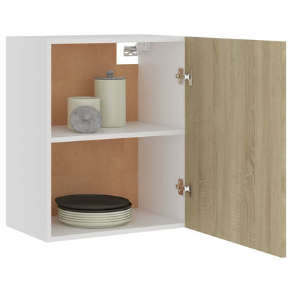 Berkfield Hanging Cabinet Sonoma Oak 50x31x60 cm Engineered Wood