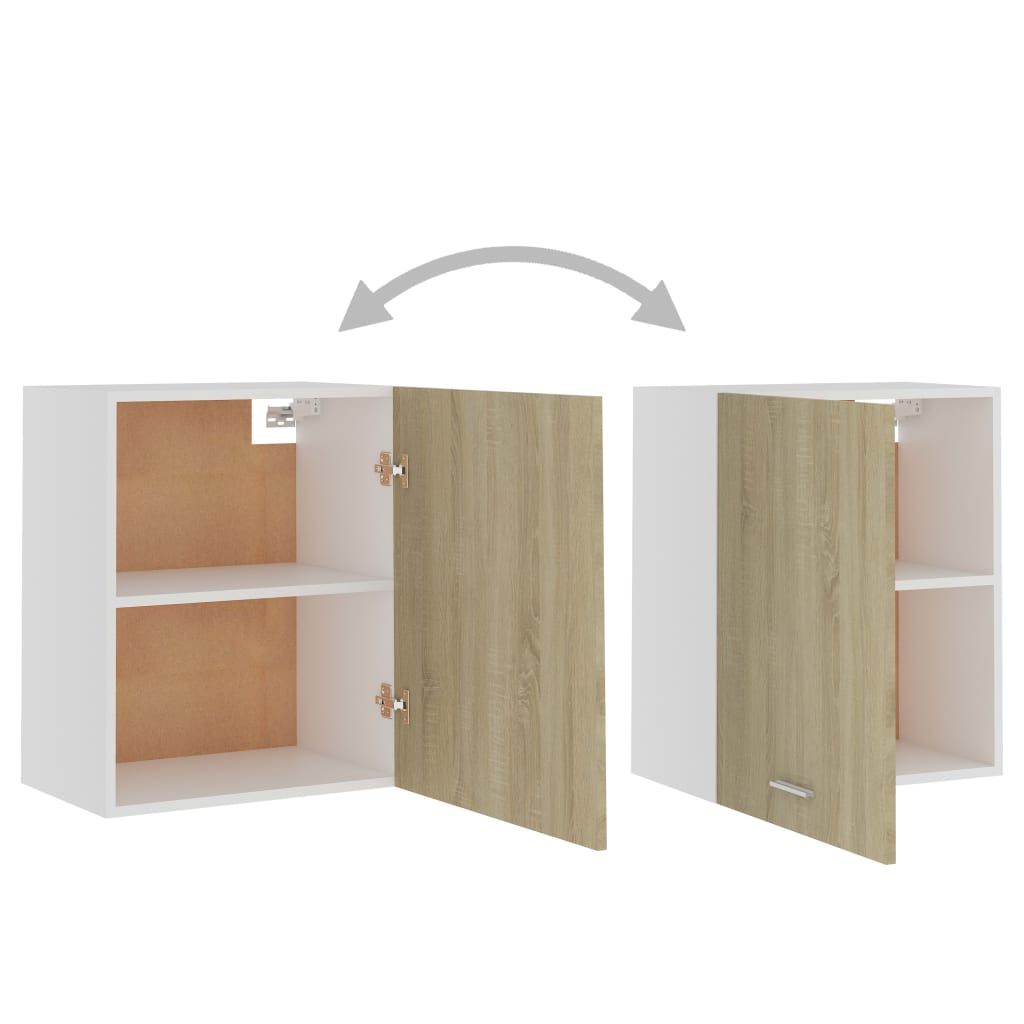 Berkfield Hanging Cabinet Sonoma Oak 50x31x60 cm Engineered Wood