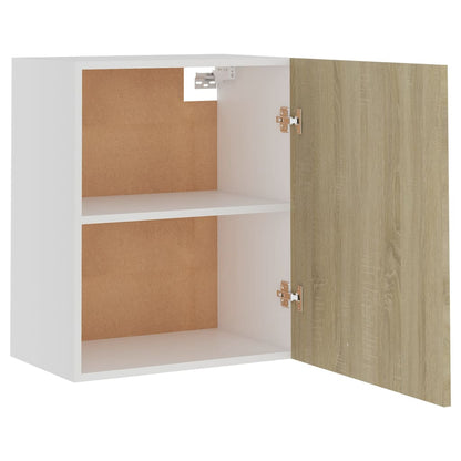 Berkfield Hanging Cabinet Sonoma Oak 50x31x60 cm Engineered Wood