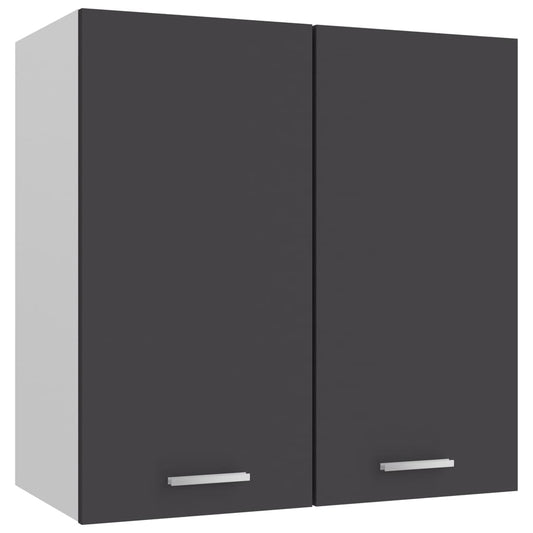 Berkfield Hanging Cabinet Grey 60x31x60 cm Engineered Wood