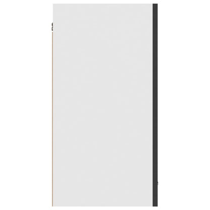 Berkfield Hanging Cabinet High Gloss Black 80x31x60 cm Engineered Wood