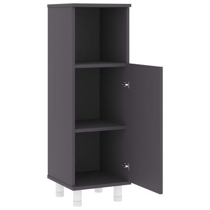 Berkfield Bathroom Cabinet Grey 30x30x95 cm Engineered Wood