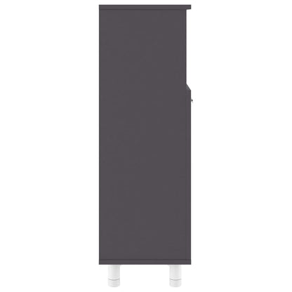 Berkfield Bathroom Cabinet Grey 30x30x95 cm Engineered Wood