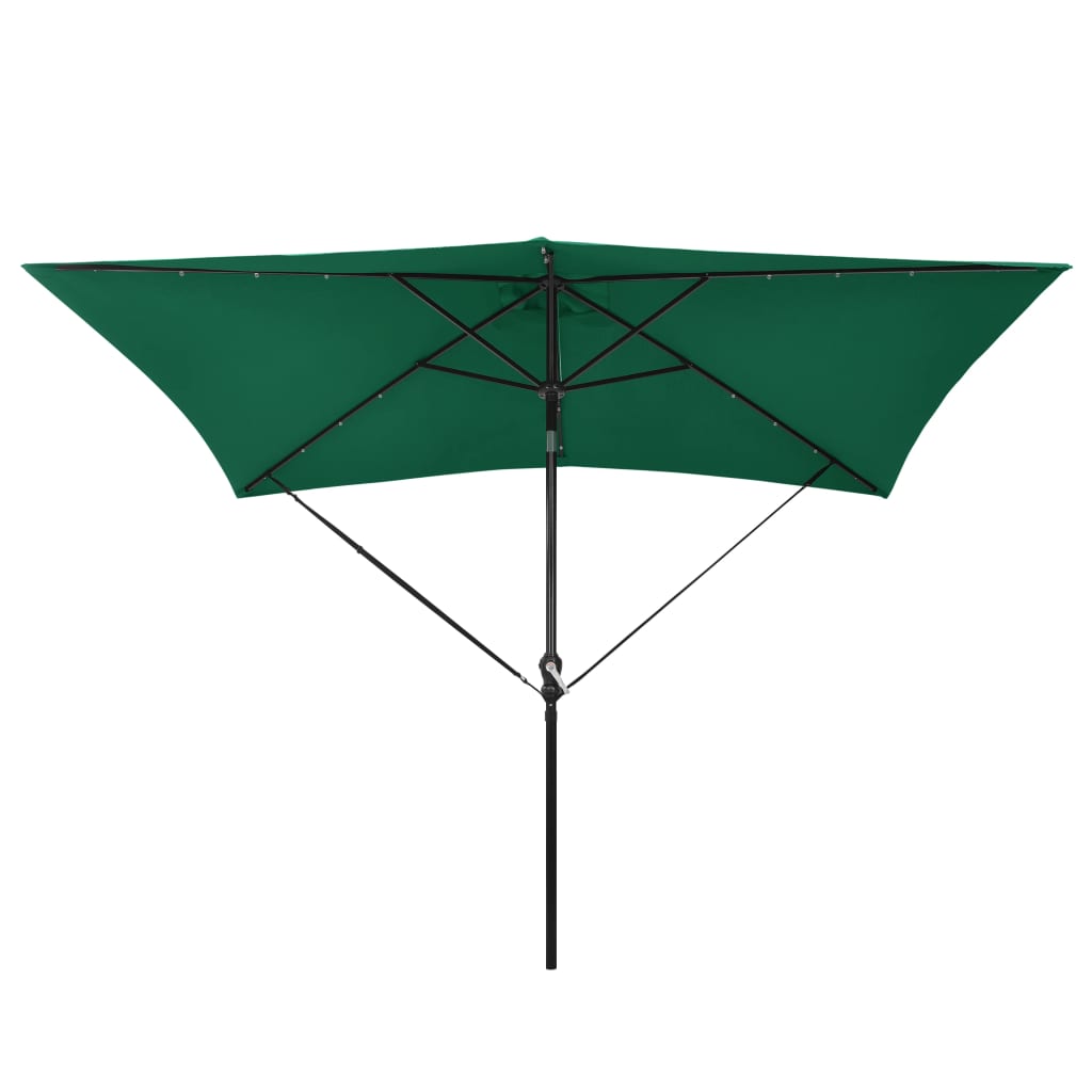 Berkfield Wind Protection Band Set for Parasol Black Polypropylene