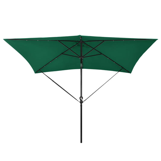 Berkfield Wind Protection Band Set for Parasol Black Polypropylene