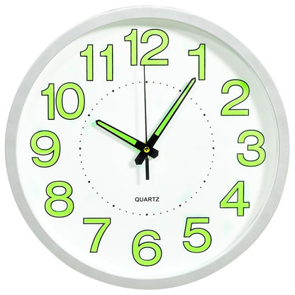 Berkfield Luminous Wall Clock White 30 cm