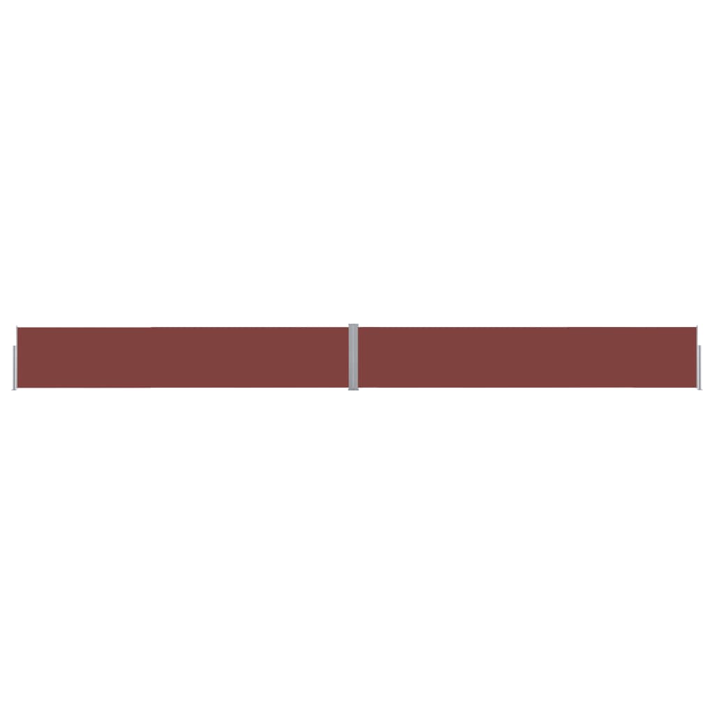 Berkfield Patio Retractable Side Awning 140x1200 cm Brown