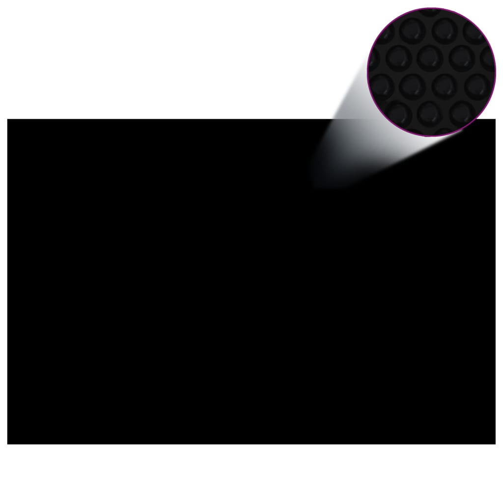 Berkfield Rectangular Pool Cover 600x400 cm PE Black