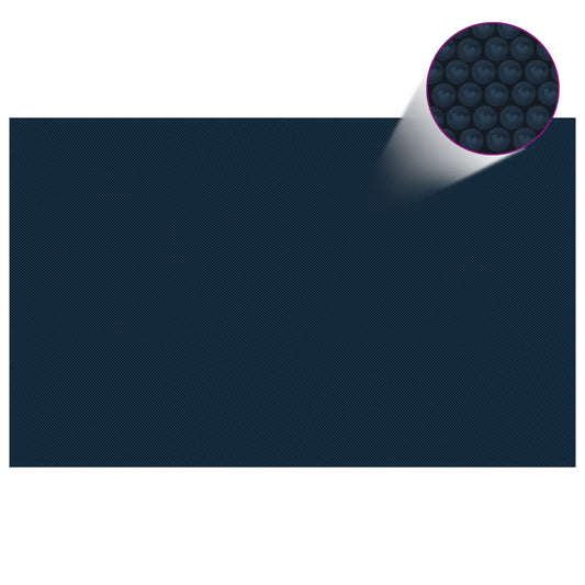 Berkfield Floating PE Solar Pool Film 260x160 cm Black and Blue