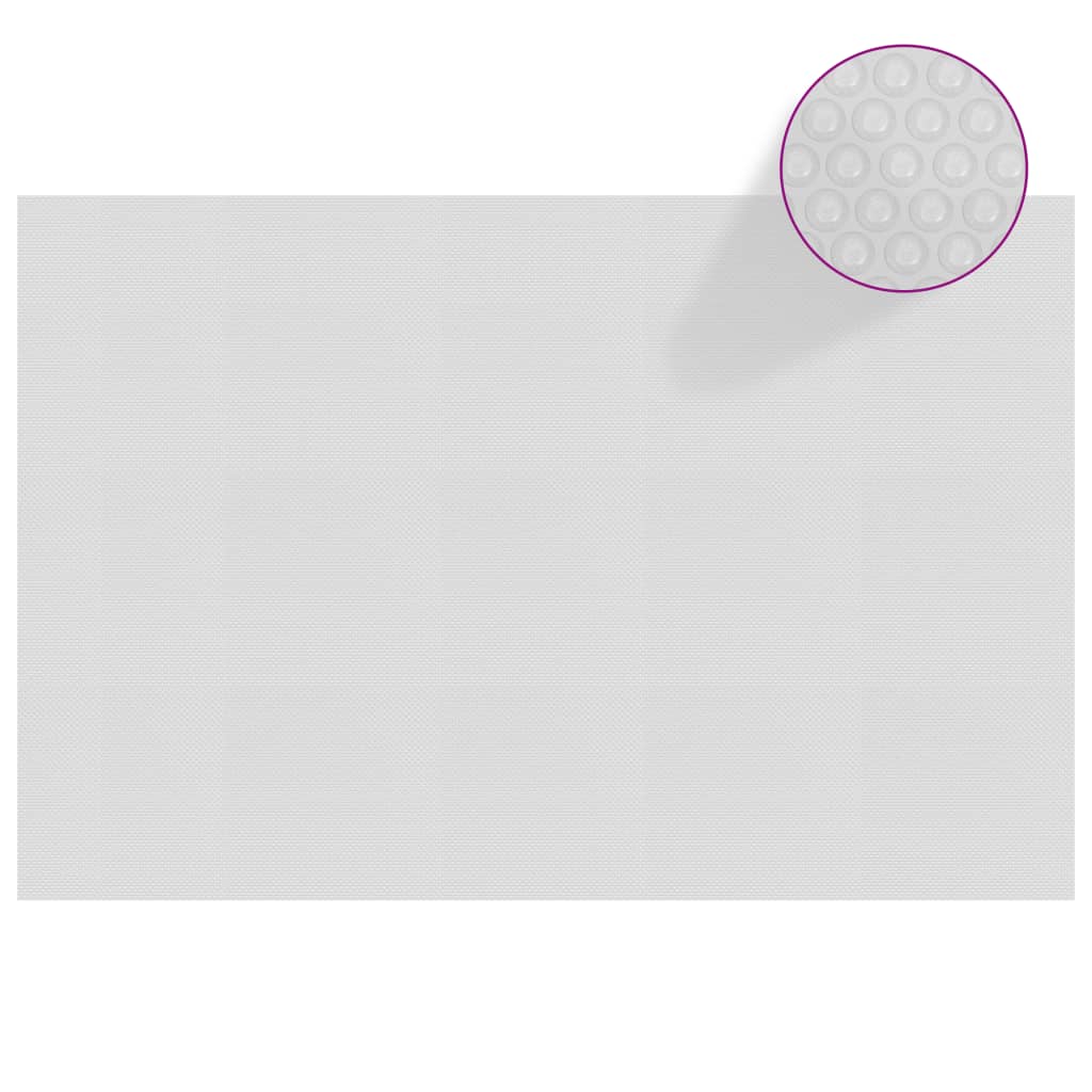 Berkfield Floating PE Solar Pool Film 300x200 cm Grey