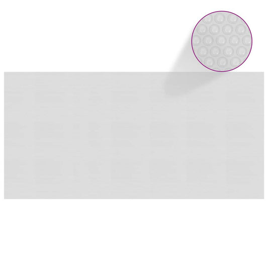 Berkfield Floating PE Solar Pool Film 450x220 cm Grey