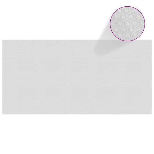 Berkfield Floating PE Solar Pool Film 400x200 cm Grey