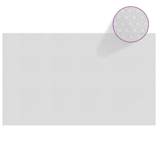 Berkfield Floating PE Solar Pool Film 1000x600 cm Grey