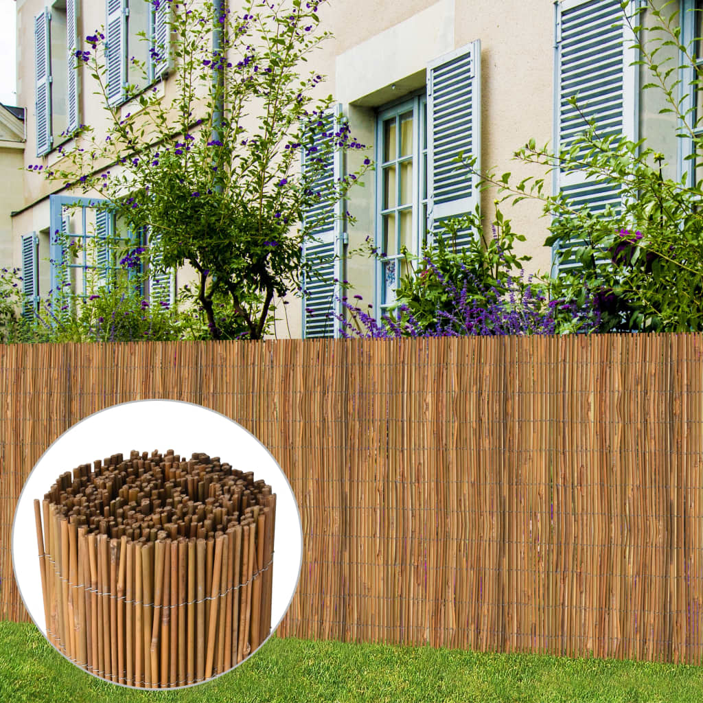 Berkfield Bamboo Fence 500x125 cm