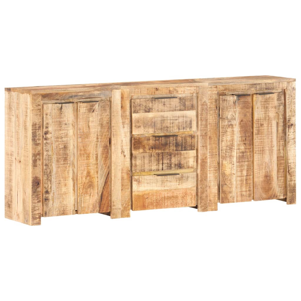 Berkfield Sideboard with 3 Drawers and 4  Doors Solid Mango Wood