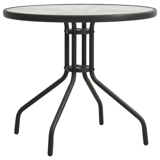Berkfield Bistro Table Anthracite �_�”�_80x71 cm Steel