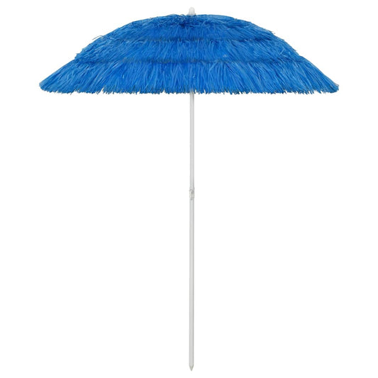 Berkfield Hawaii Beach Umbrella Blue 180 cm