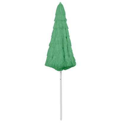 Berkfield Hawaii Beach Umbrella Green 300 cm