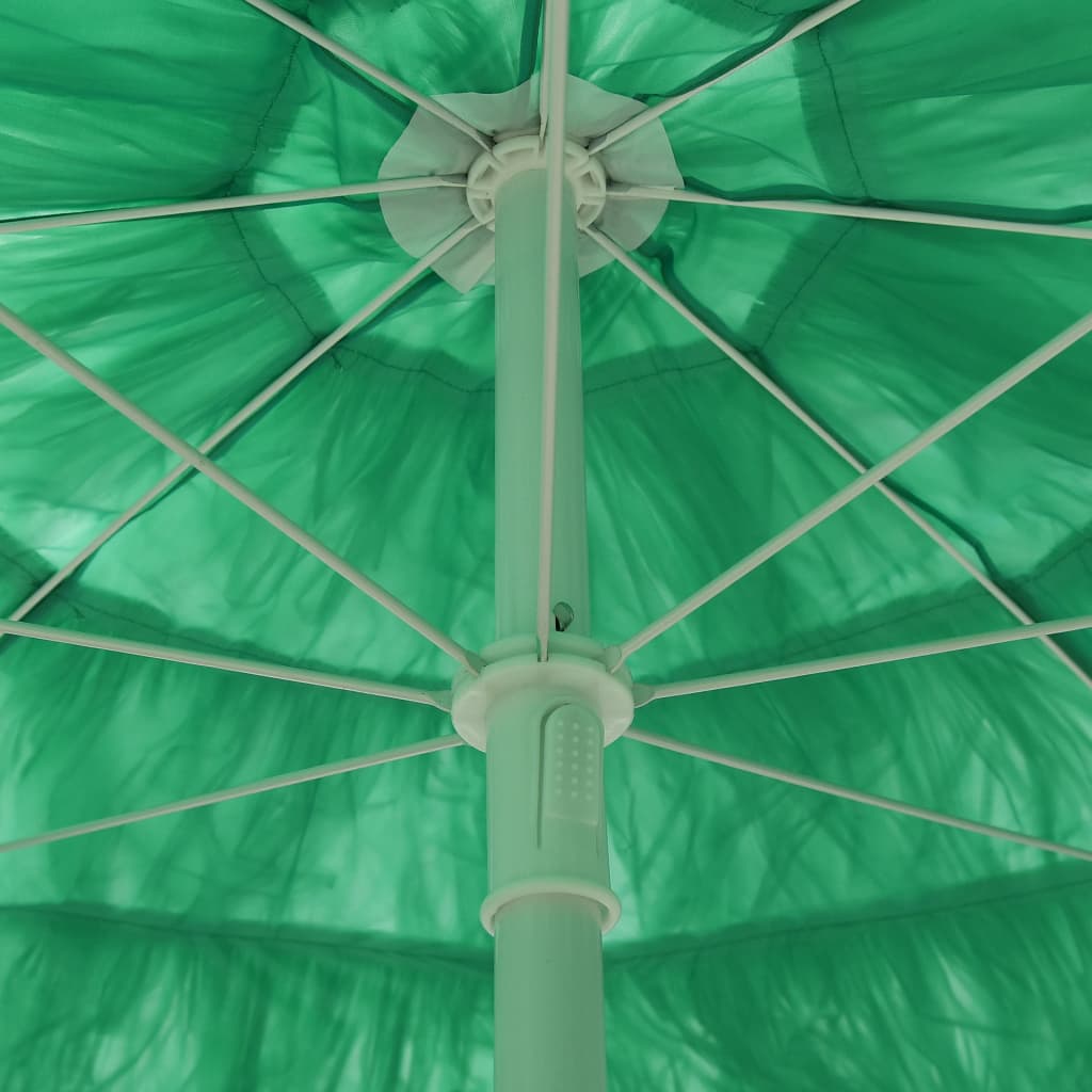 Berkfield Hawaii Beach Umbrella Green 300 cm