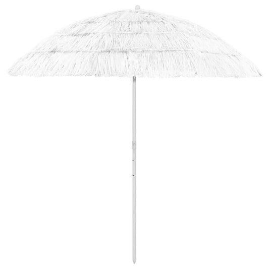 Berkfield Hawaii Beach Umbrella White 240 cm