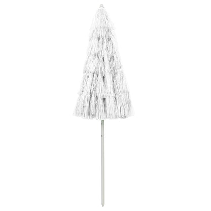 Berkfield Hawaii Beach Umbrella White 240 cm