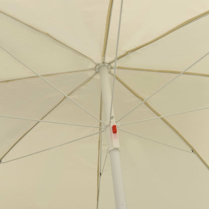 Berkfield Beach Umbrella Sand Yellow 240 cm