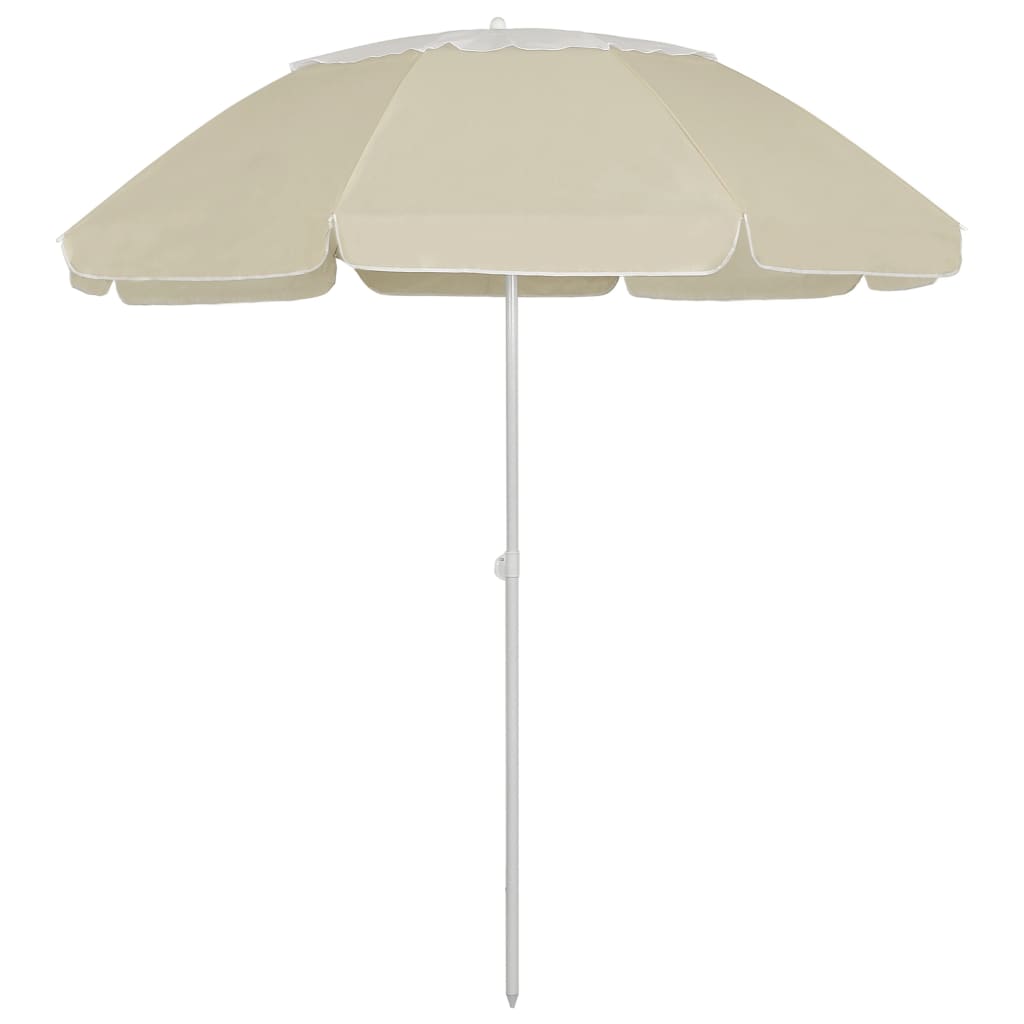Berkfield Beach Umbrella Sand Yellow 300 cm