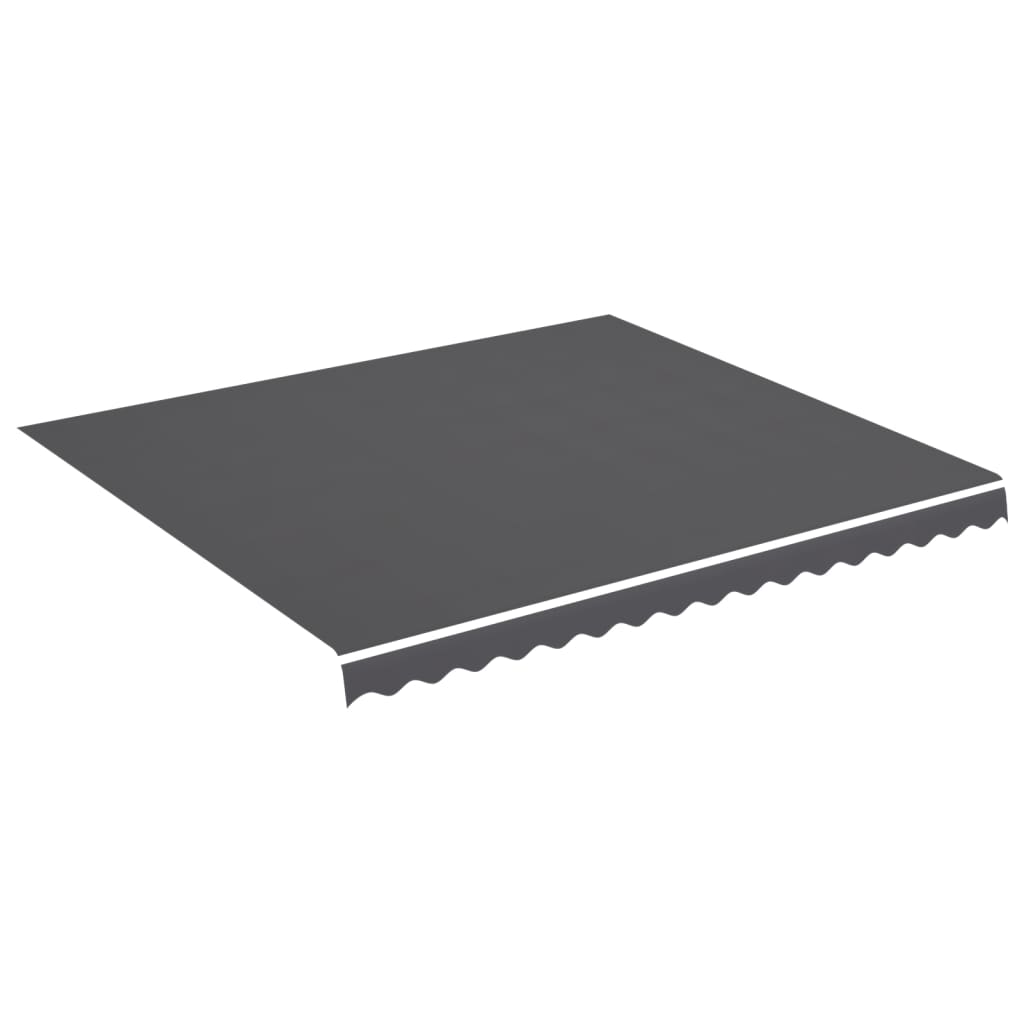 Berkfield Replacement Fabric for Awning Anthracite 4x3.5 m