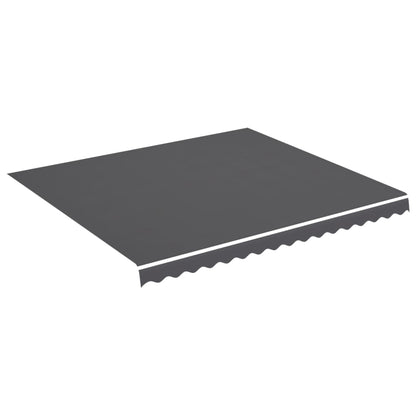 Berkfield Replacement Fabric for Awning Anthracite 4x3.5 m