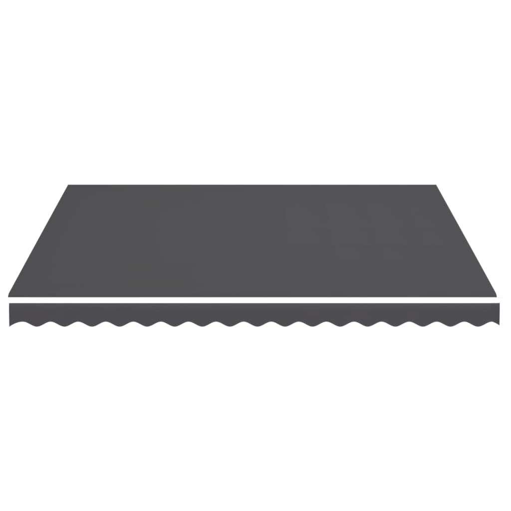 Berkfield Replacement Fabric for Awning Anthracite 4x3.5 m