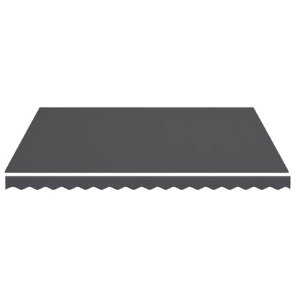Berkfield Replacement Fabric for Awning Anthracite 4x3.5 m