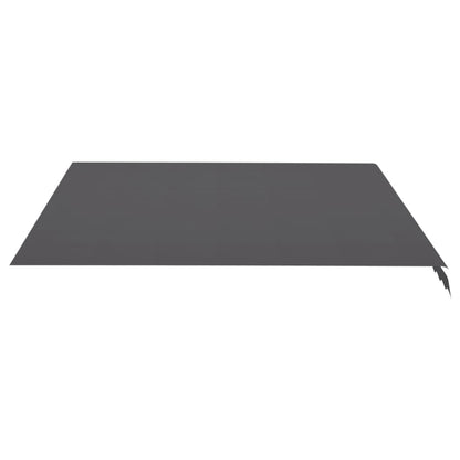 Berkfield Replacement Fabric for Awning Anthracite 4x3.5 m