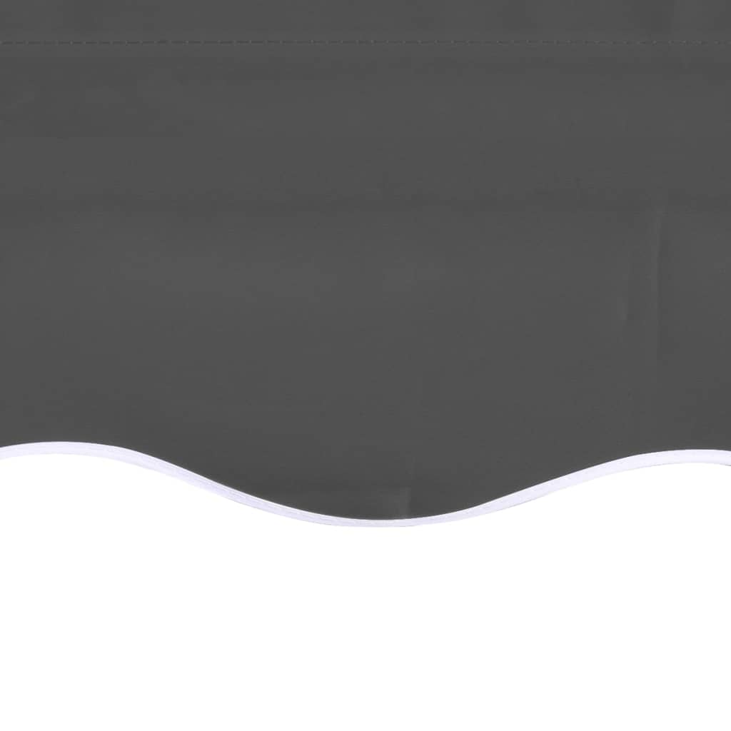 Berkfield Replacement Fabric for Awning Anthracite 4x3.5 m
