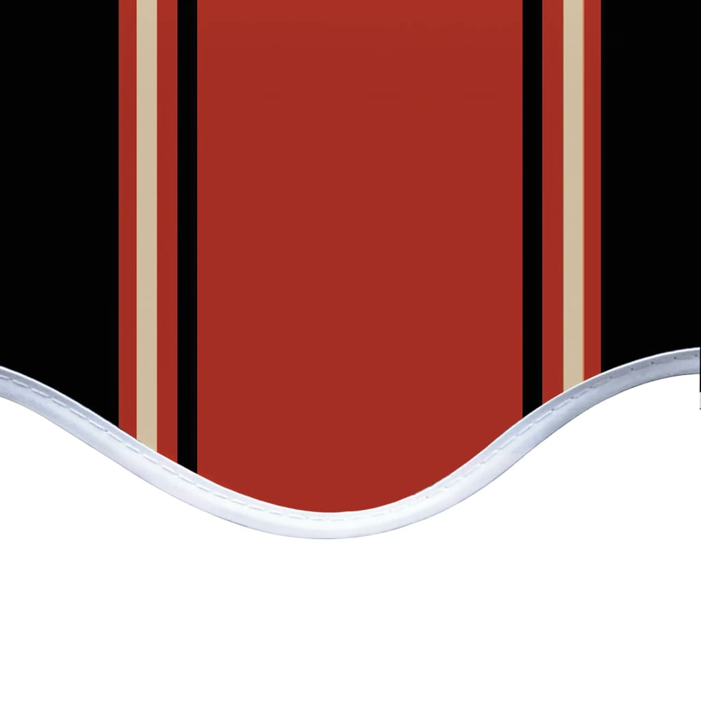 Berkfield Replacement Fabric for Awning Orange and Brown 4.5x3.5 m