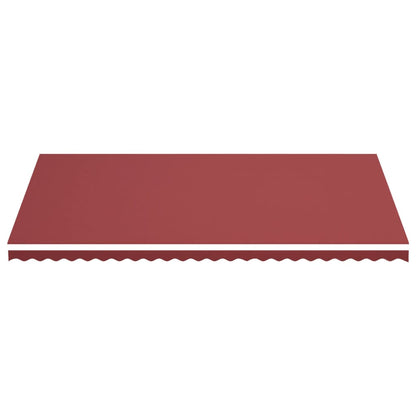 Berkfield Replacement Fabric for Awning Burgundy Red 6x3.5 m