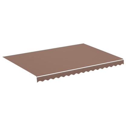Berkfield Replacement Fabric for Awning Brown 3.5x2.5 m